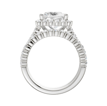 14K 4.00CT DIAMOND BRIDAL SET 68808
