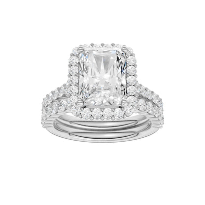 14K 4.00CT DIAMOND BRIDAL SET 68809