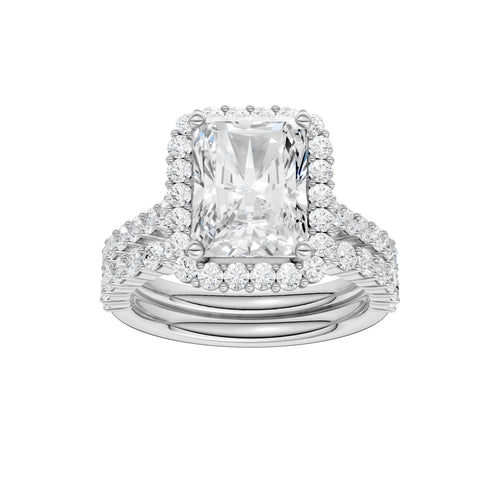 14K 4.00CT DIAMOND BRIDAL SET 68809
