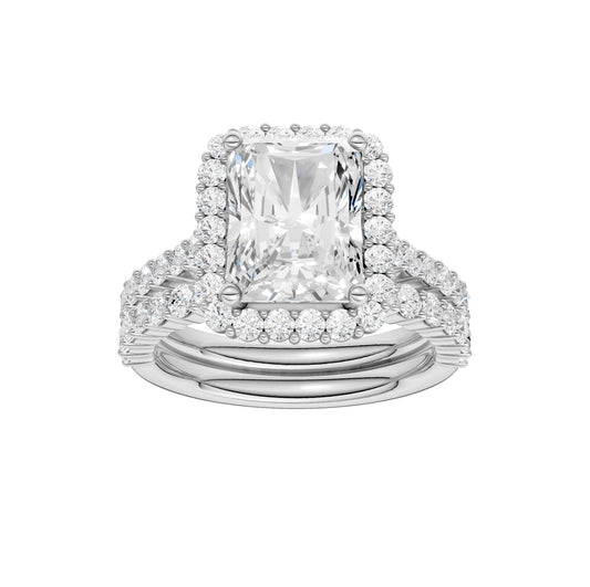 14K 4.00CT DIAMOND BRIDAL SET 68809