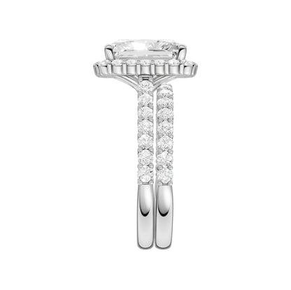 14K 4.00CT DIAMOND BRIDAL SET 68809