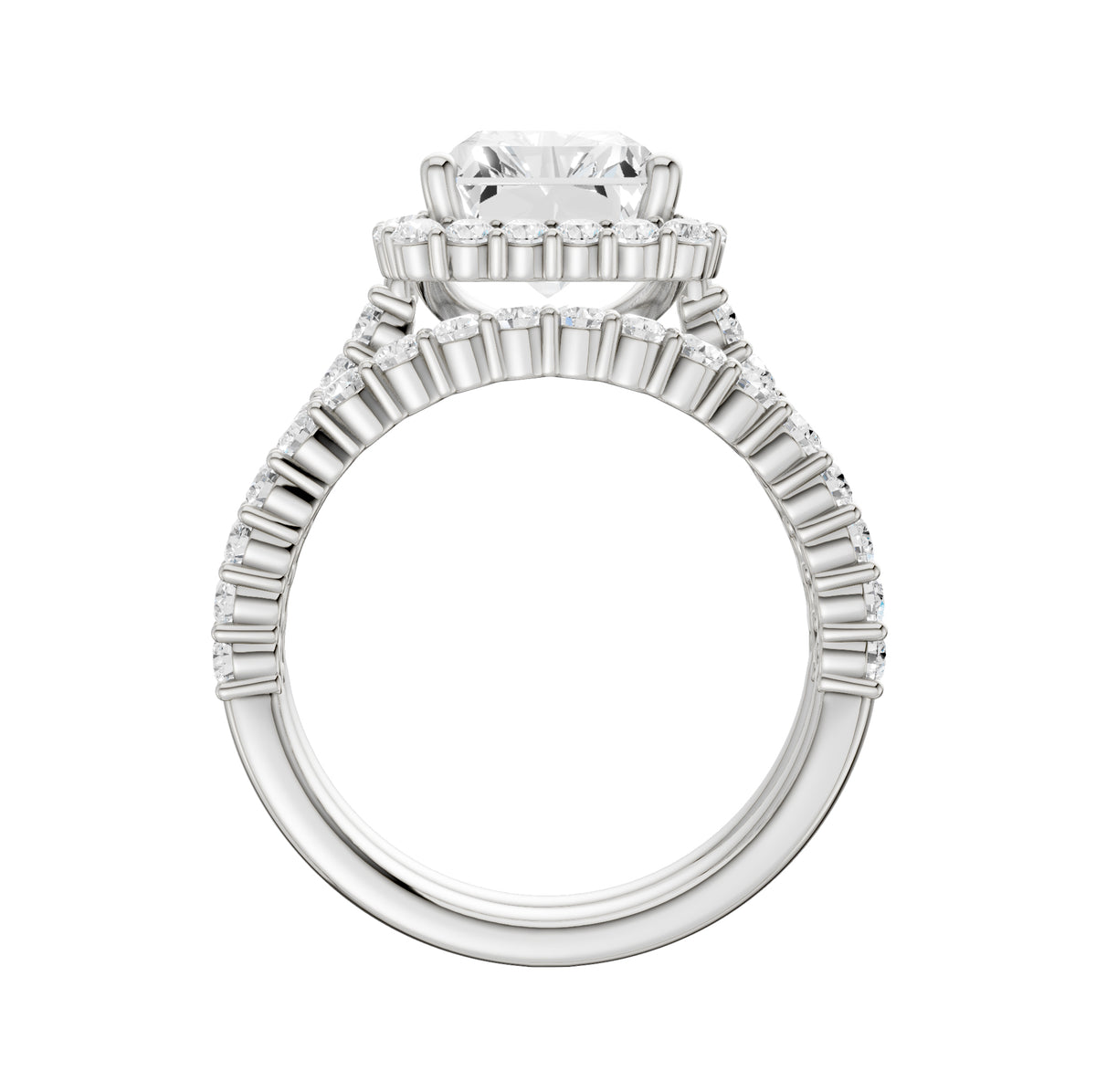 14K 4.00CT DIAMOND BRIDAL SET 68809