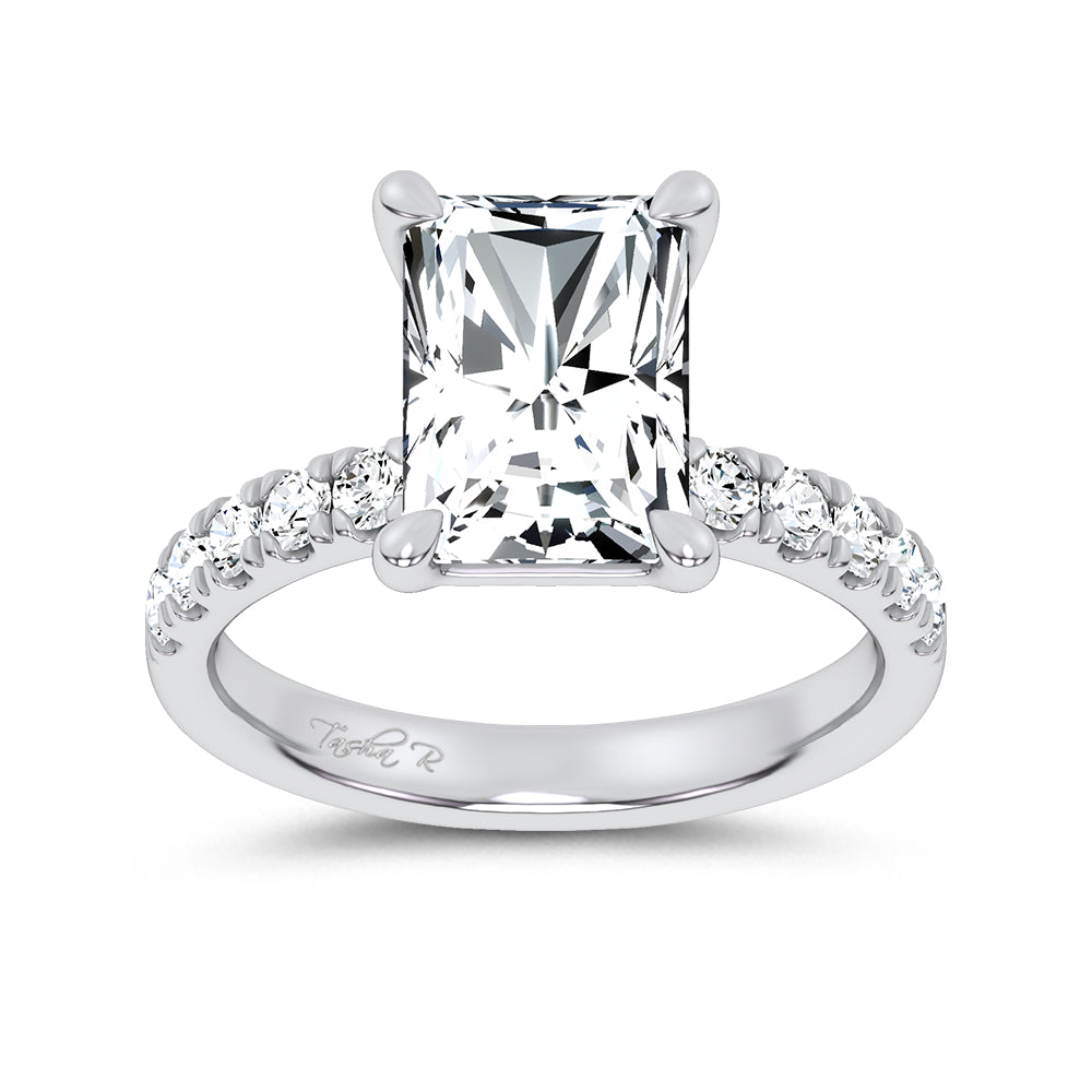 14K 4.50CT Certified Lab Grown Engagement Ring 68874