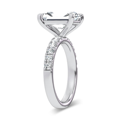 14K 4.50CT Certified Lab Grown Engagement Ring 68874