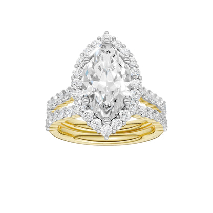 14K 4.00CT DIAMOND BRIDAL SET 68984