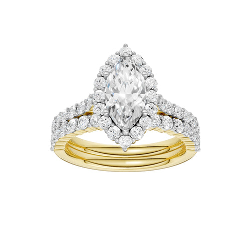 14K 2.00CT DIAMOND BRIDAL SET 68985