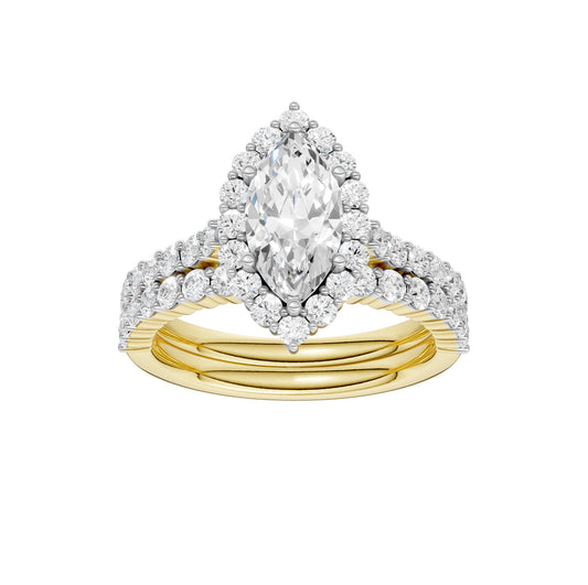 14K 2.00CT DIAMOND BRIDAL SET 68985
