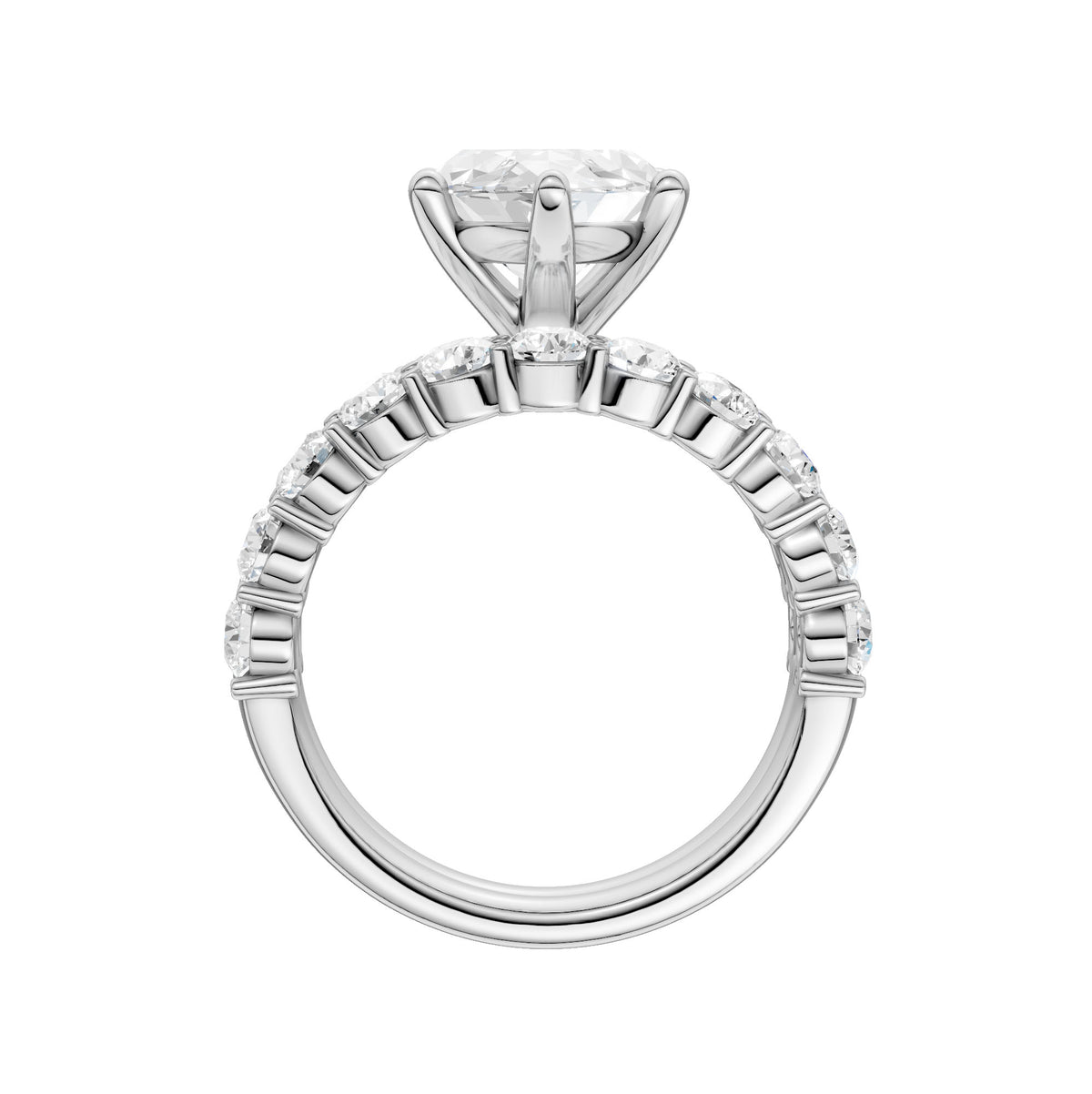 14K 4.00CT Certified Lab Grown Diamond Bridal Set 69022