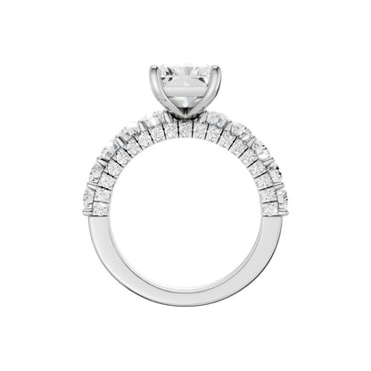 14K 5.00 CT Lab Grown Diamond Bridal Set 69048