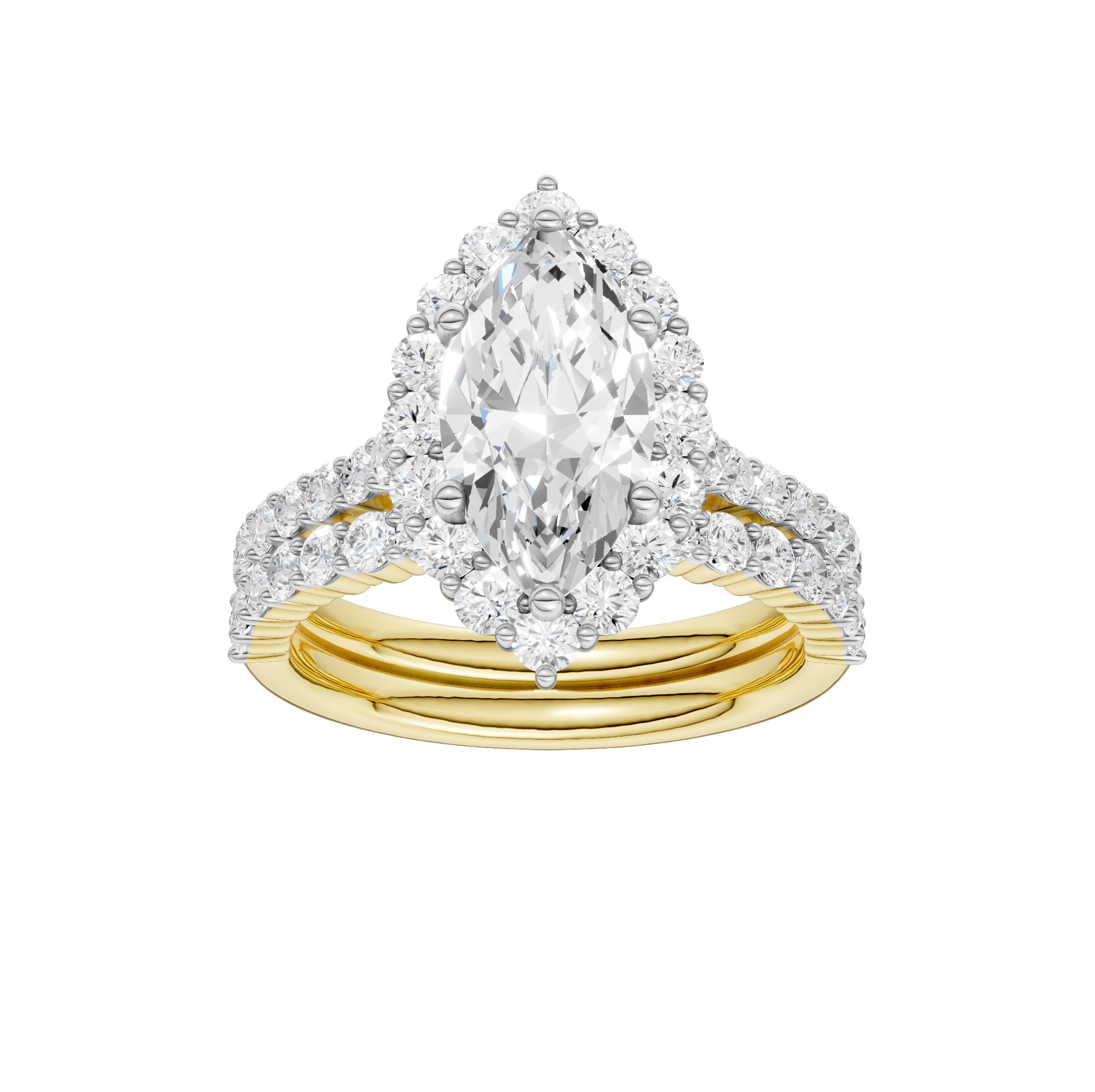 14K 3.00CT DIAMOND BRIDAL SET 69067