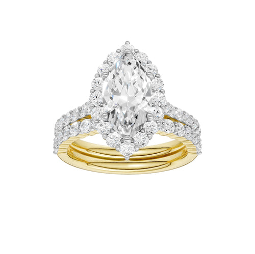 14K 3.00CT DIAMOND BRIDAL SET 69067