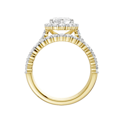 14K 3.00CT DIAMOND BRIDAL SET 69067