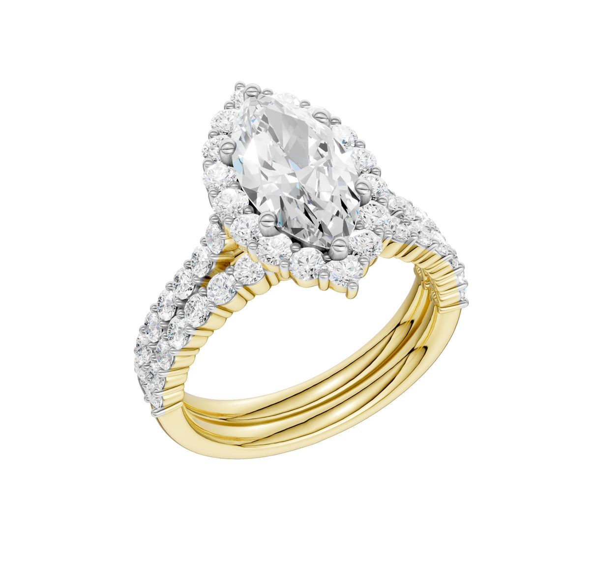 14K 3.00CT DIAMOND BRIDAL SET 69067