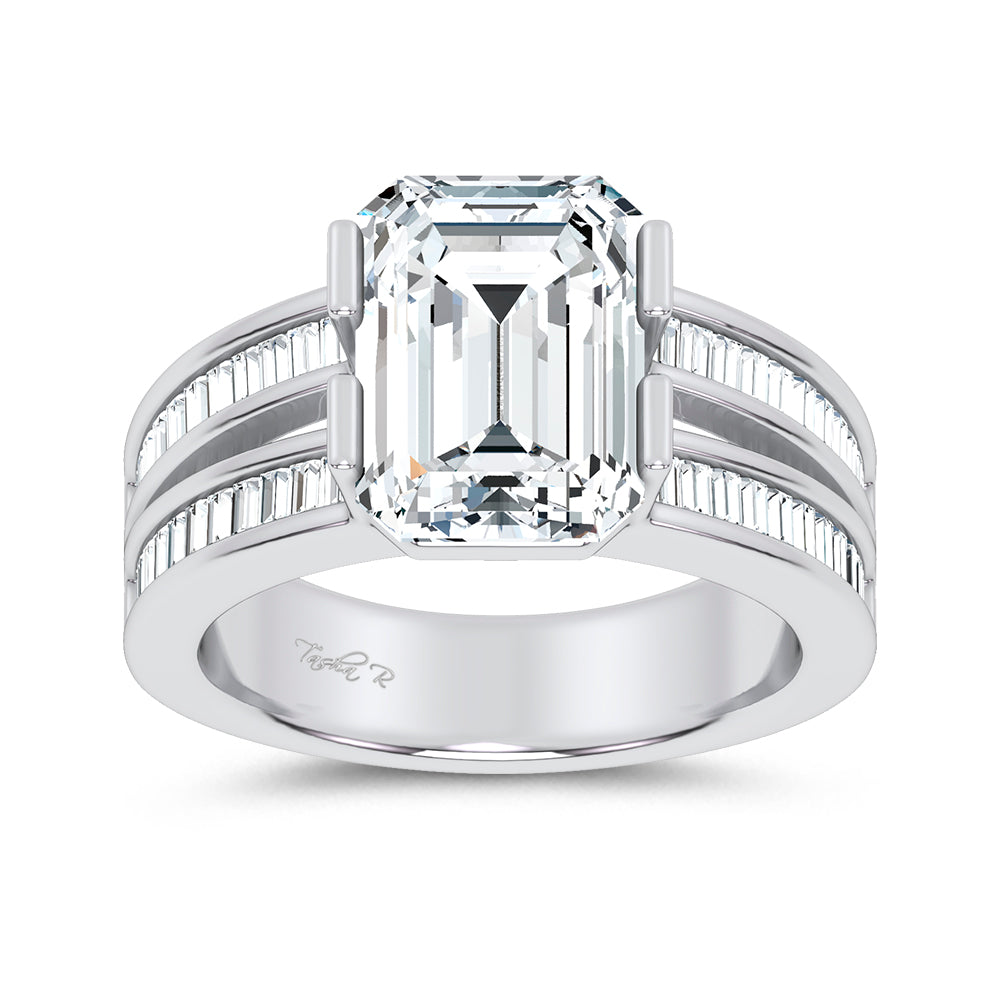 14K 5.46CT Diamond Engagement Ring 69108