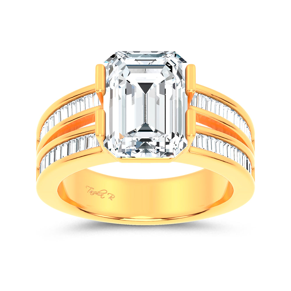 14K 5.46CT Diamond Engagement Ring 69109
