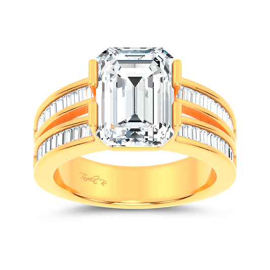 14K 5.46CT Diamond Engagement Ring 69109