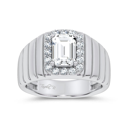 14K 2.60CT Certified Lab Grown Mens Ring 69124