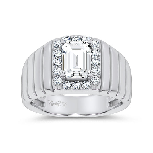 14K 2.60CT Certified Lab Grown Mens Ring 69124