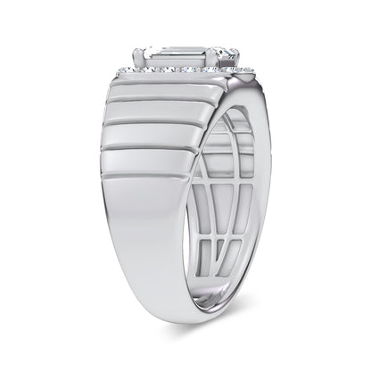 14K 2.60CT Certified Lab Grown Mens Ring 69124