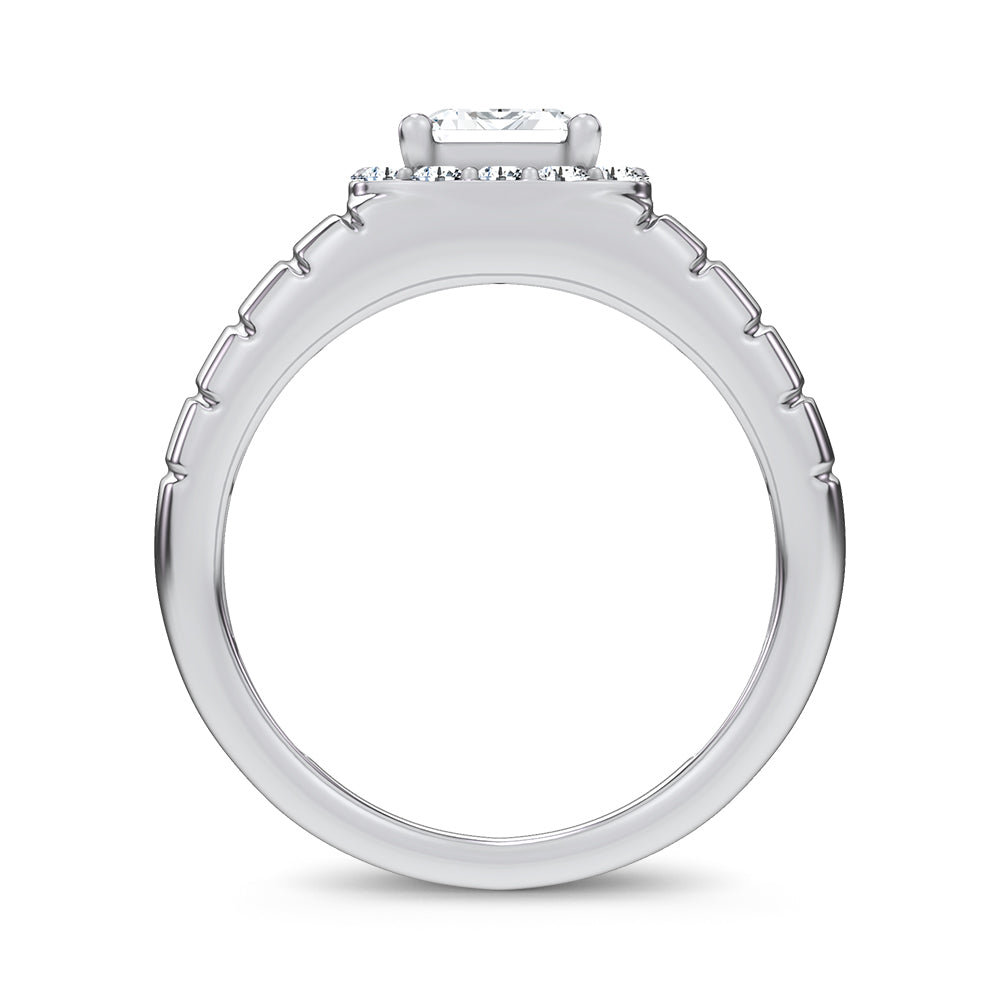 14K 2.60CT Certified Lab Grown Mens Ring 69124