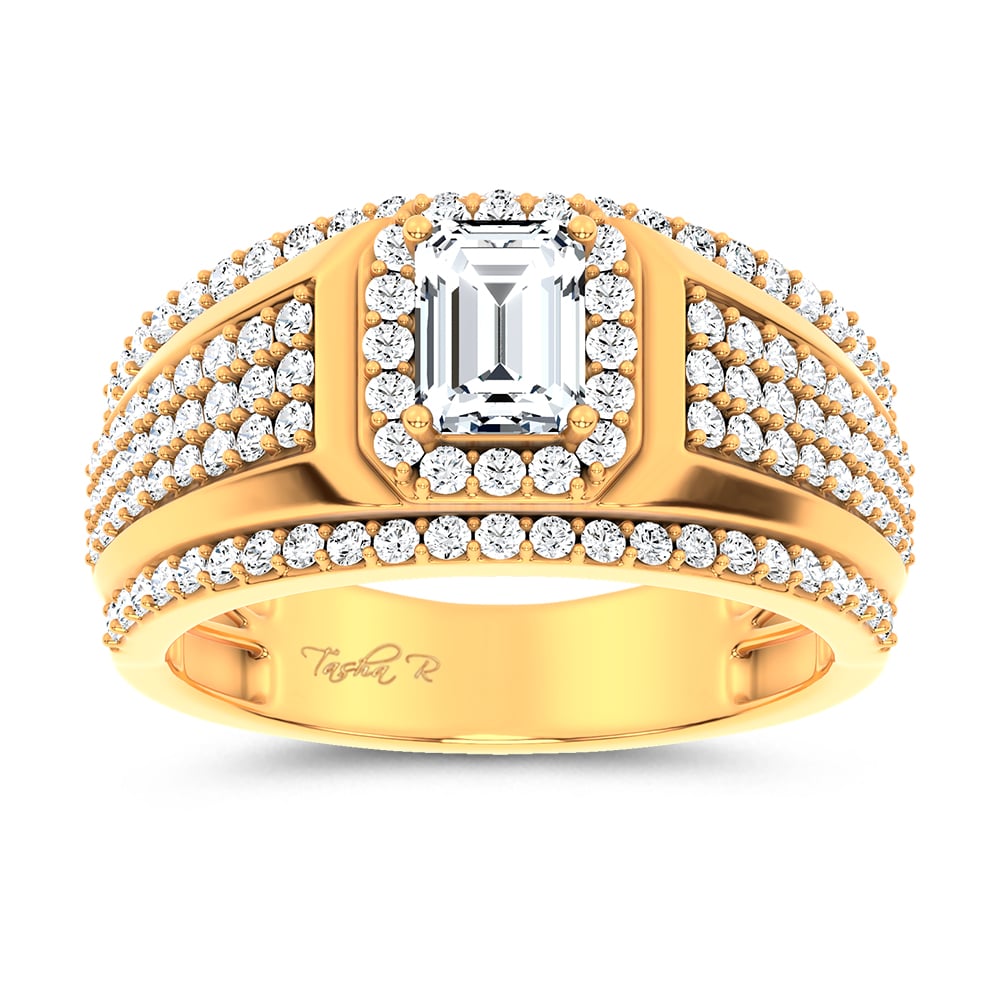 14K 2.00CT Certified Lab Grown Mens Ring 69127