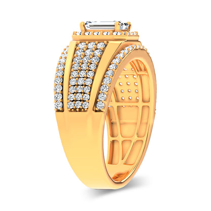 14K 2.00CT Certified Lab Grown Mens Ring 69127