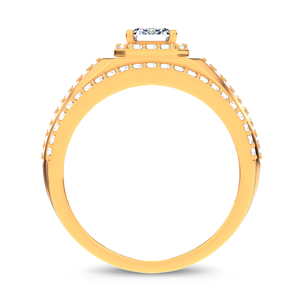 14K 2.00CT Certified Lab Grown Mens Ring 69127