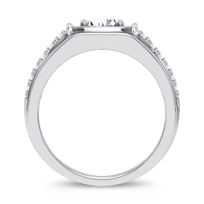 14K 2.00CT Certified Lab Grown Mens Ring 69128