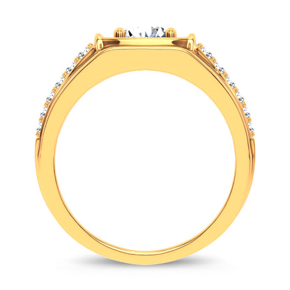 14K 2.00CT Certified Lab Grown Mens Ring 69129