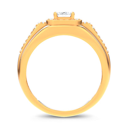 14K 1.82CT Certified Lab Grown Mens Ring 69131