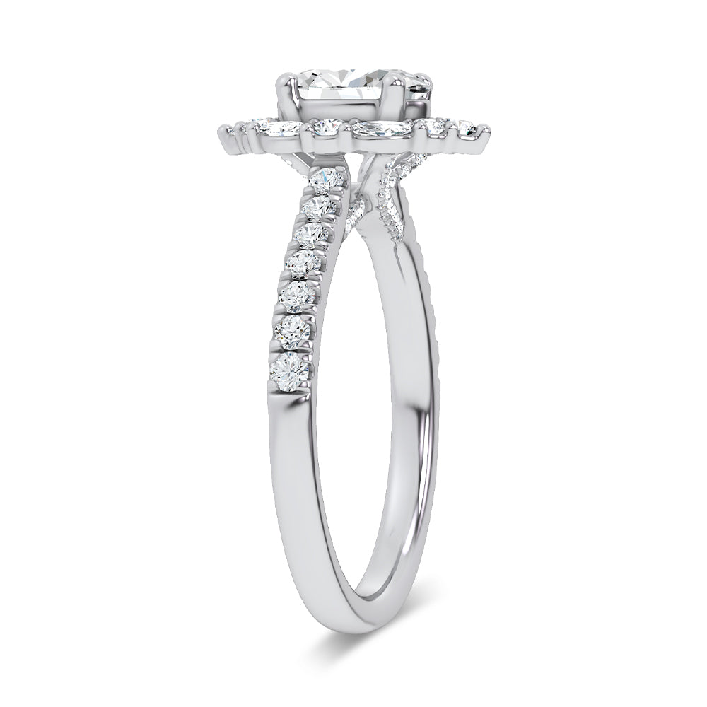 14K 1.40CT Certified Lab Grown DIAMOND RING 69138