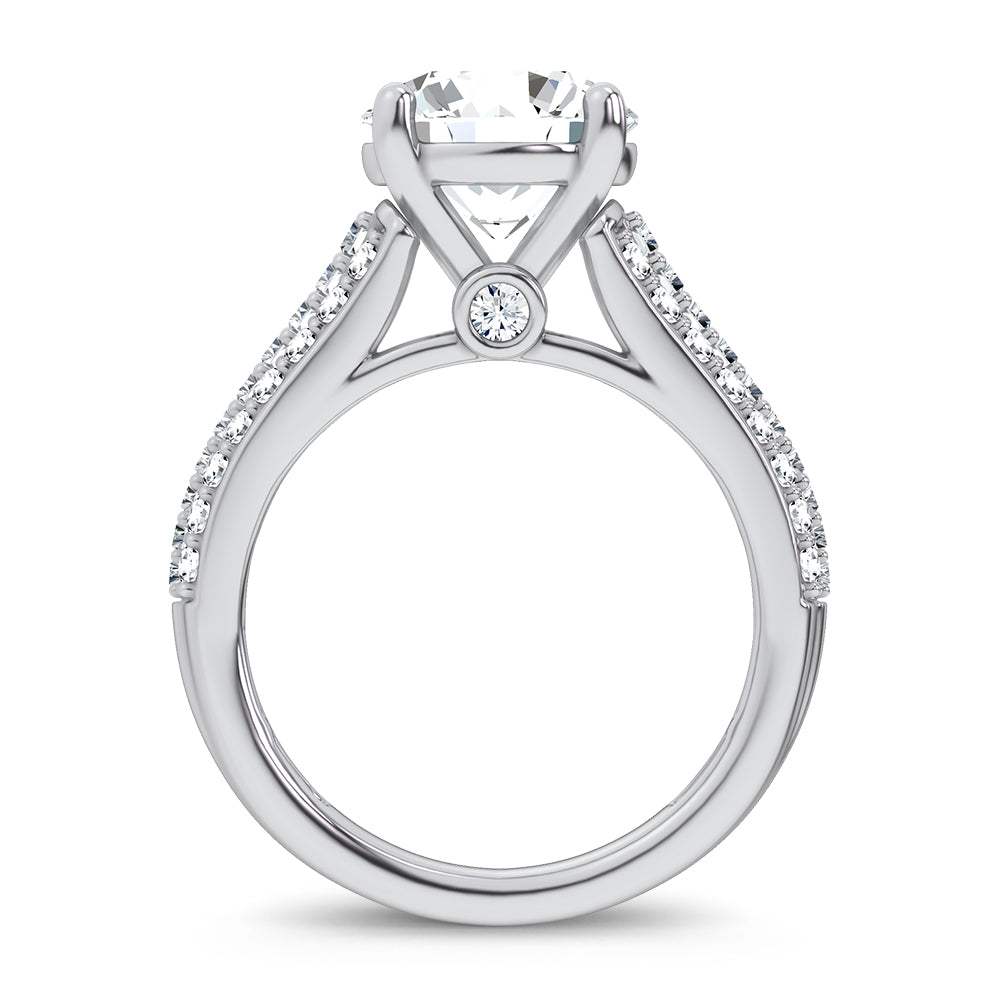 14K 3.75CT Certified Lab Grown Engagement Ring 69179