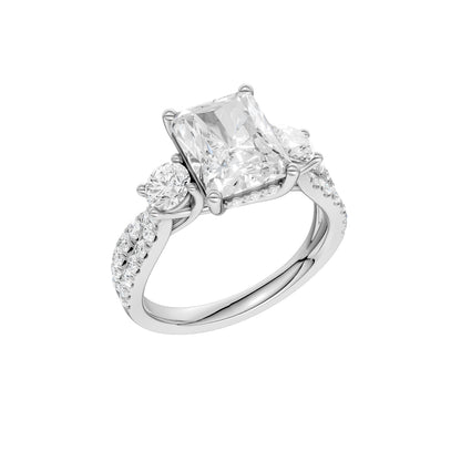 14K 4.00CT Lab Grown Diamond Engagement Ring 69201