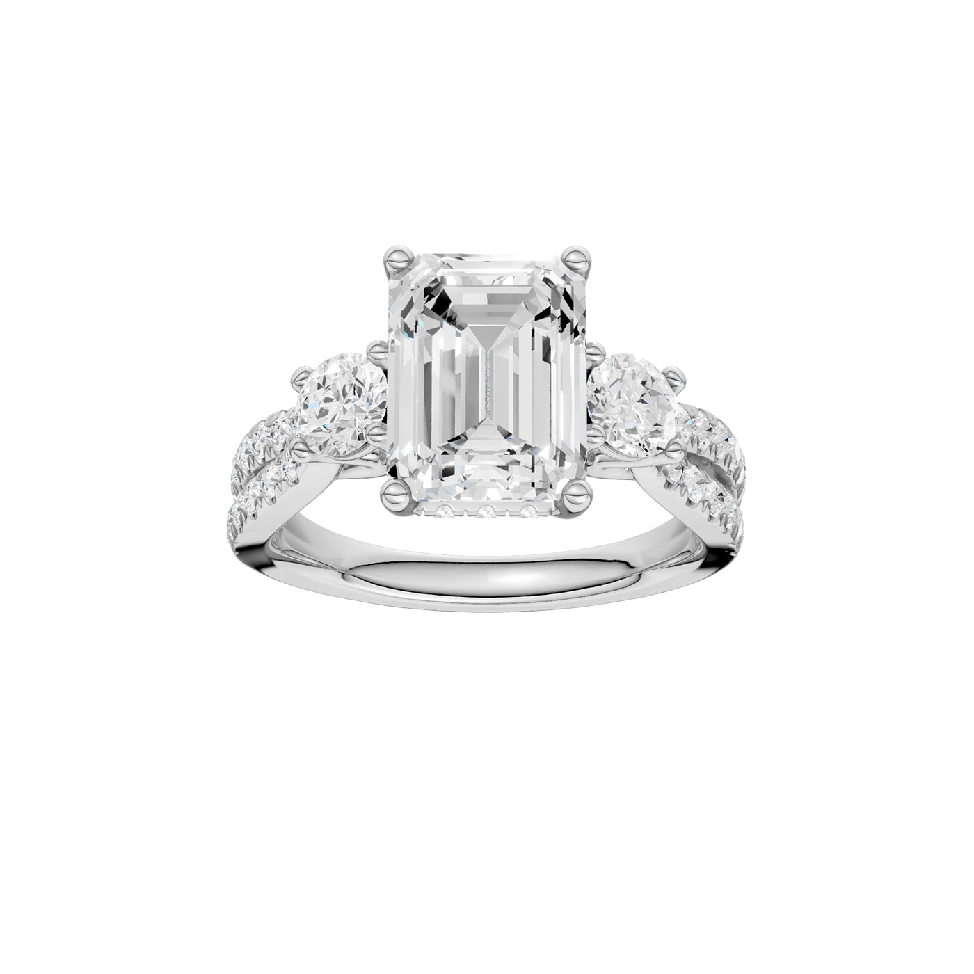 14K 4.00CT Lab Grown Diamond Engagement Ring 69203