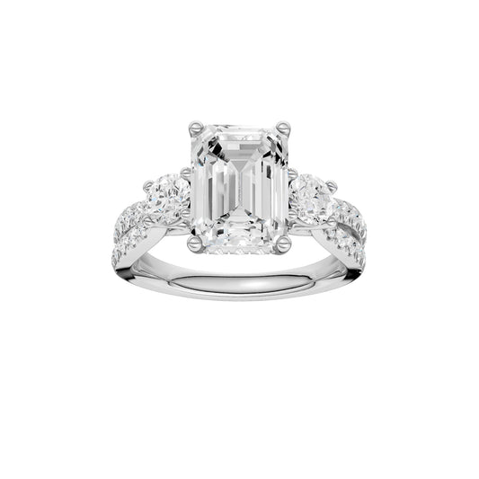 14K 4.00CT Lab Grown Diamond Engagement Ring 69203
