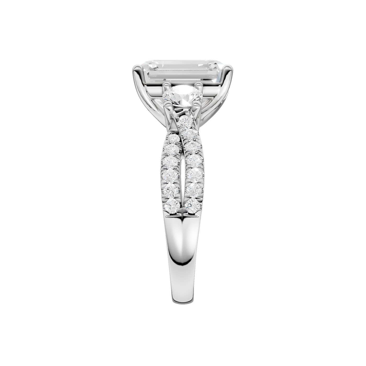 14K 4.00CT Lab Grown Diamond Engagement Ring 69203