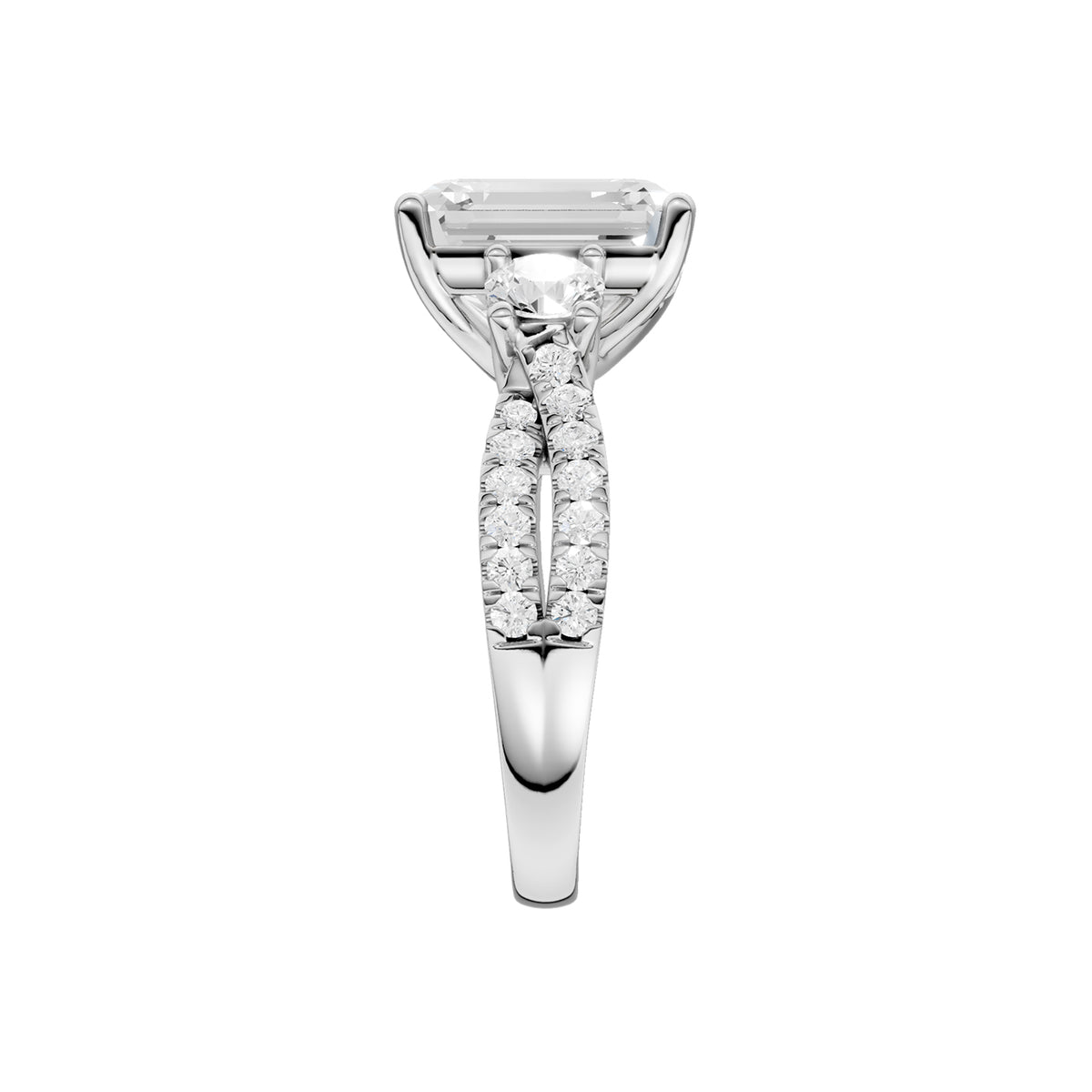 14K 4.00CT Lab Grown Diamond Engagement Ring 69203