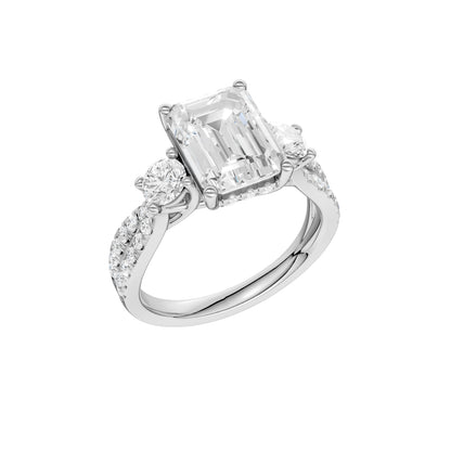 14K 4.00CT Lab Grown Diamond Engagement Ring 69203