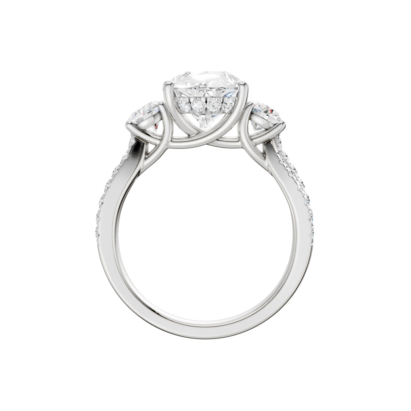 14K 4.00CT Lab Grown Diamond Engagement Ring 69204