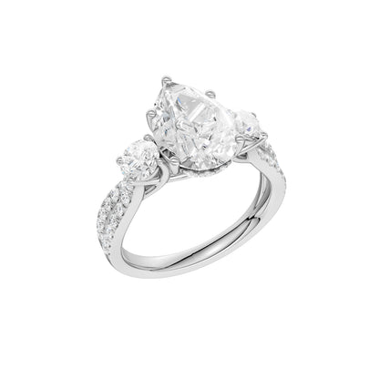 14K 4.00CT Lab Grown Diamond Engagement Ring 69204