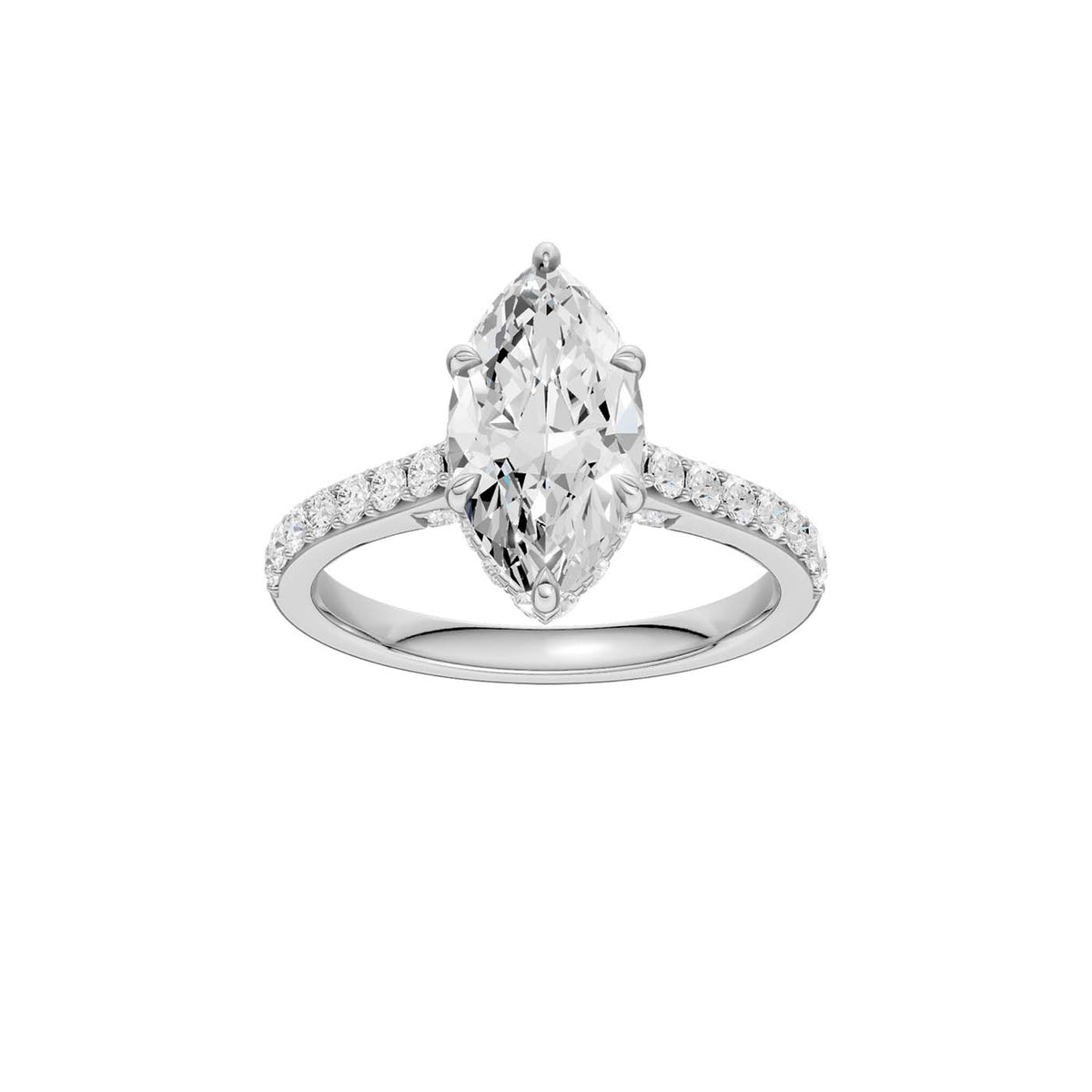 14K 2.50CT Lab Grown Diamond Engagement Ring 69226