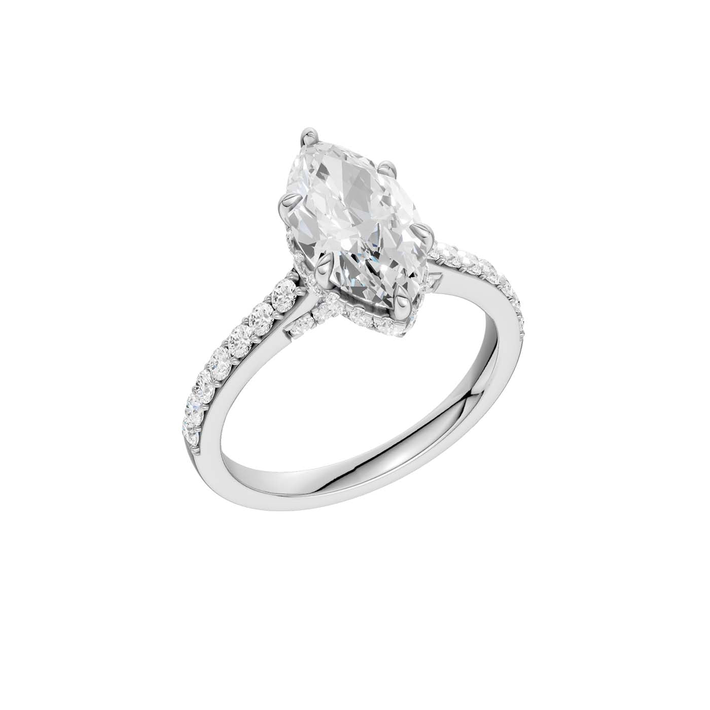 14K 2.50CT Lab Grown Diamond Engagement Ring 69226