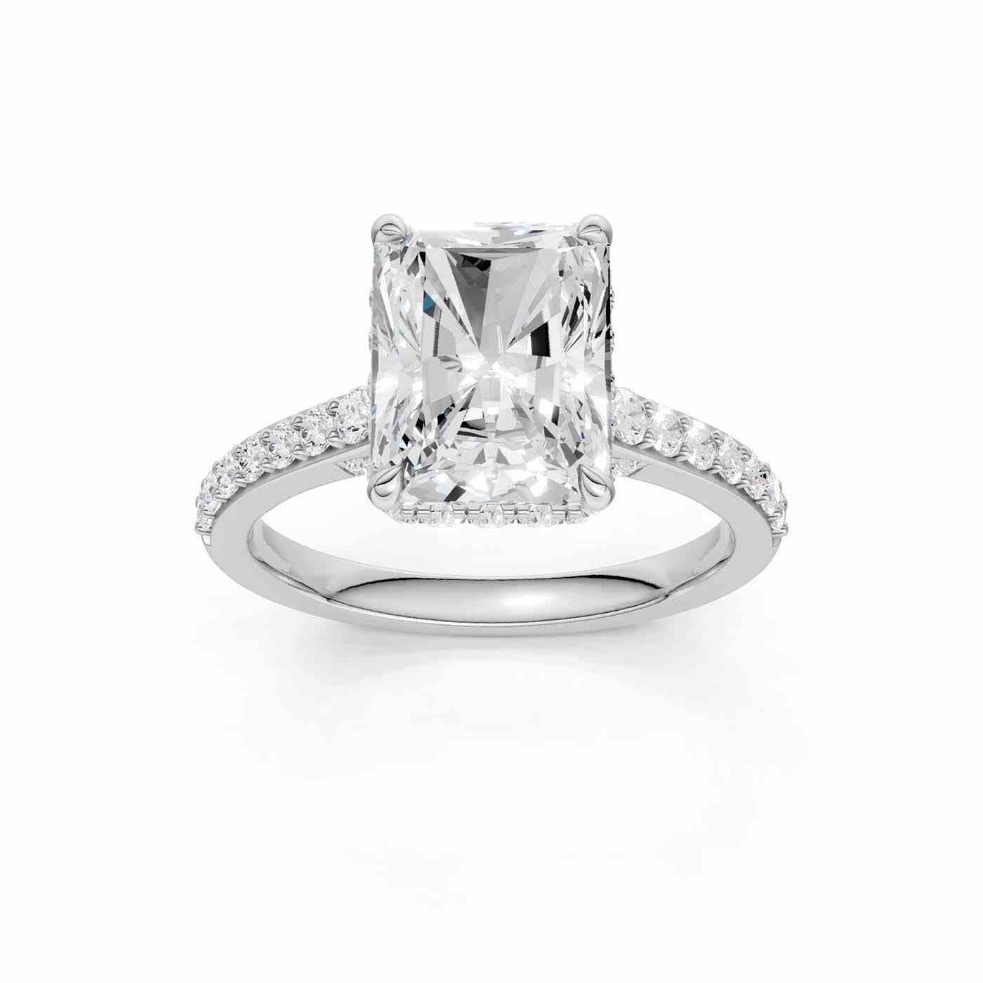 14K 3.50 CT Lab Grown Diamond Ring 69227