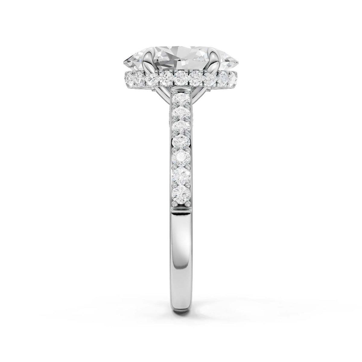 14K 3.50CT Lab Grown Diamond Engagement Ring 69228