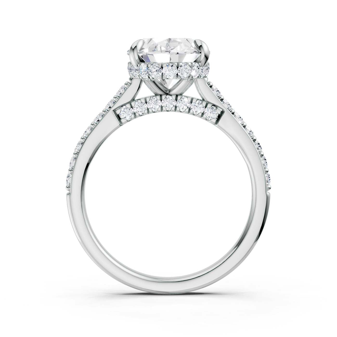 14K 3.50CT Lab Grown Diamond Engagement Ring 69228