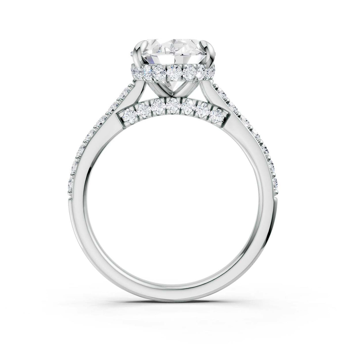 14K 3.50CT Lab Grown Diamond Engagement Ring 69228