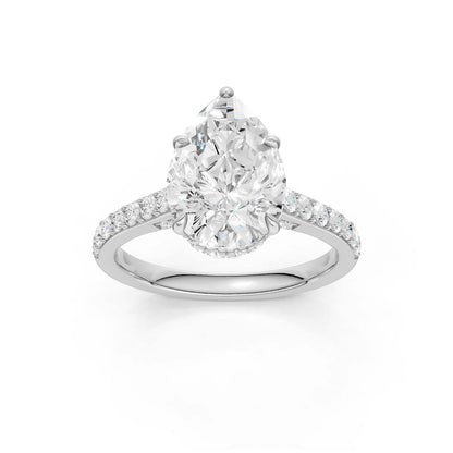 14K 3.50CT Lab Grown Diamond Engagement Ring 69230