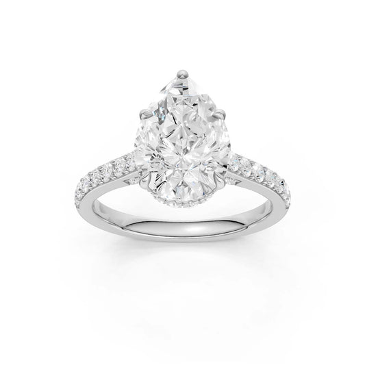 14K 3.50CT Lab Grown Diamond Engagement Ring 69230
