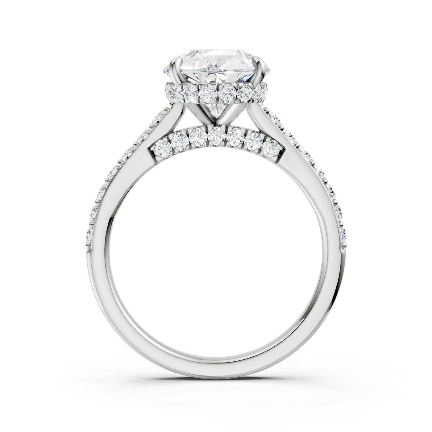 14K 3.50CT Lab Grown Diamond Engagement Ring 69230