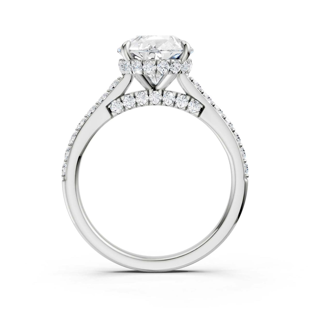 14K 3.50CT Lab Grown Diamond Engagement Ring 69230
